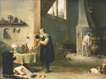 david teniers the younger  the alchemist